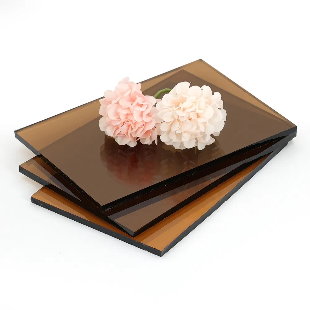 Custom Size Coated Glass Manufacturing Color Reflective Float Glass for Touch Screens