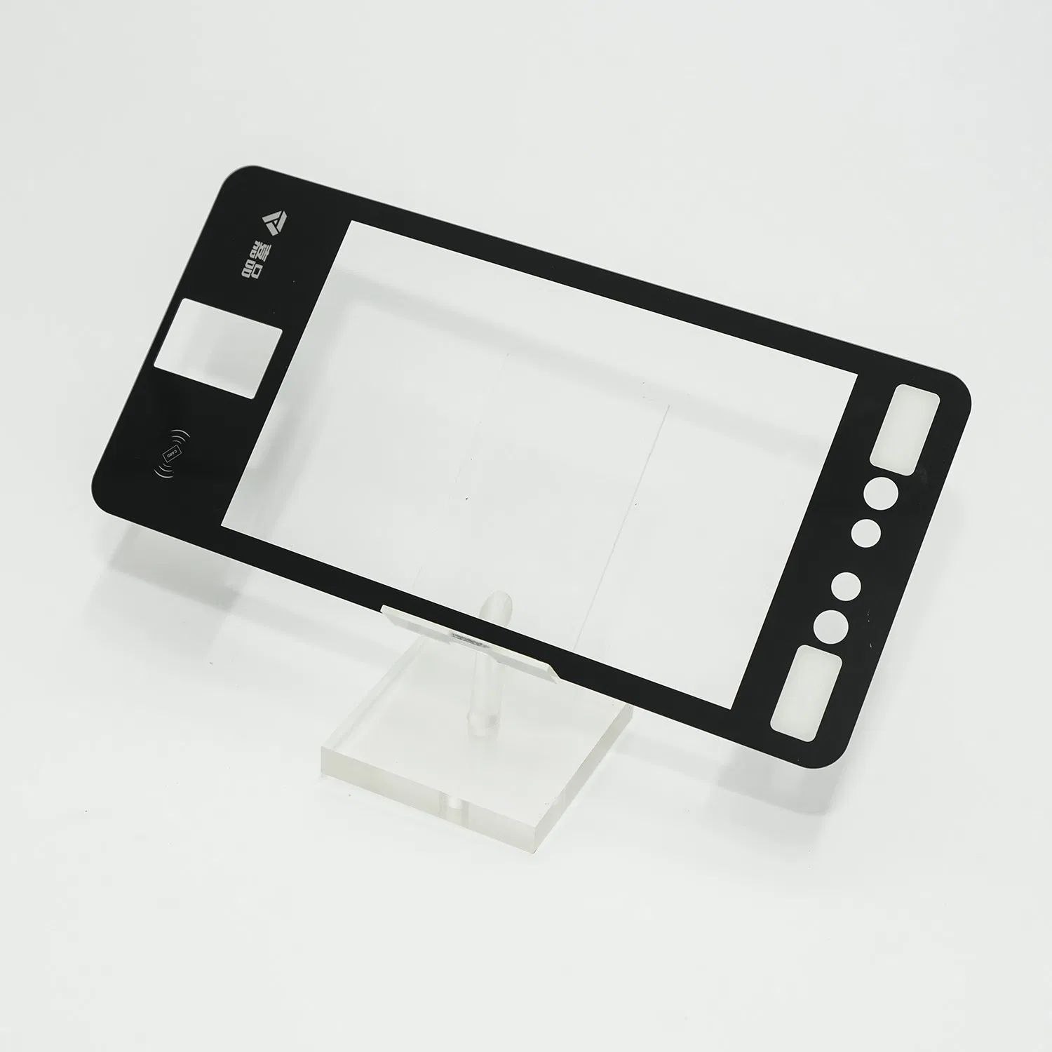 High Transmittance Anti Glare Anti Fingerprint Hardened Cover Glass for Smart Home Touch Panel