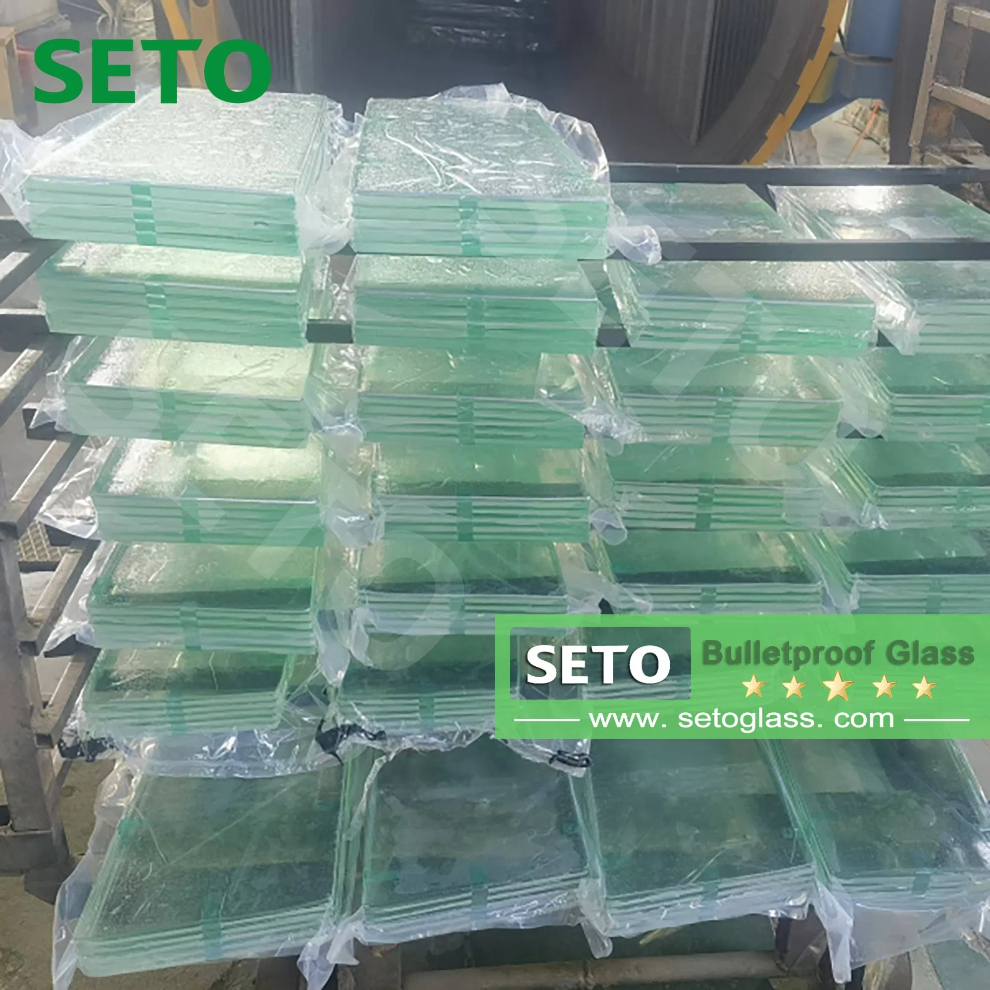 Trustable Laminated Bullet-Resistant Security Bulletproof Armored Vehicle Glass