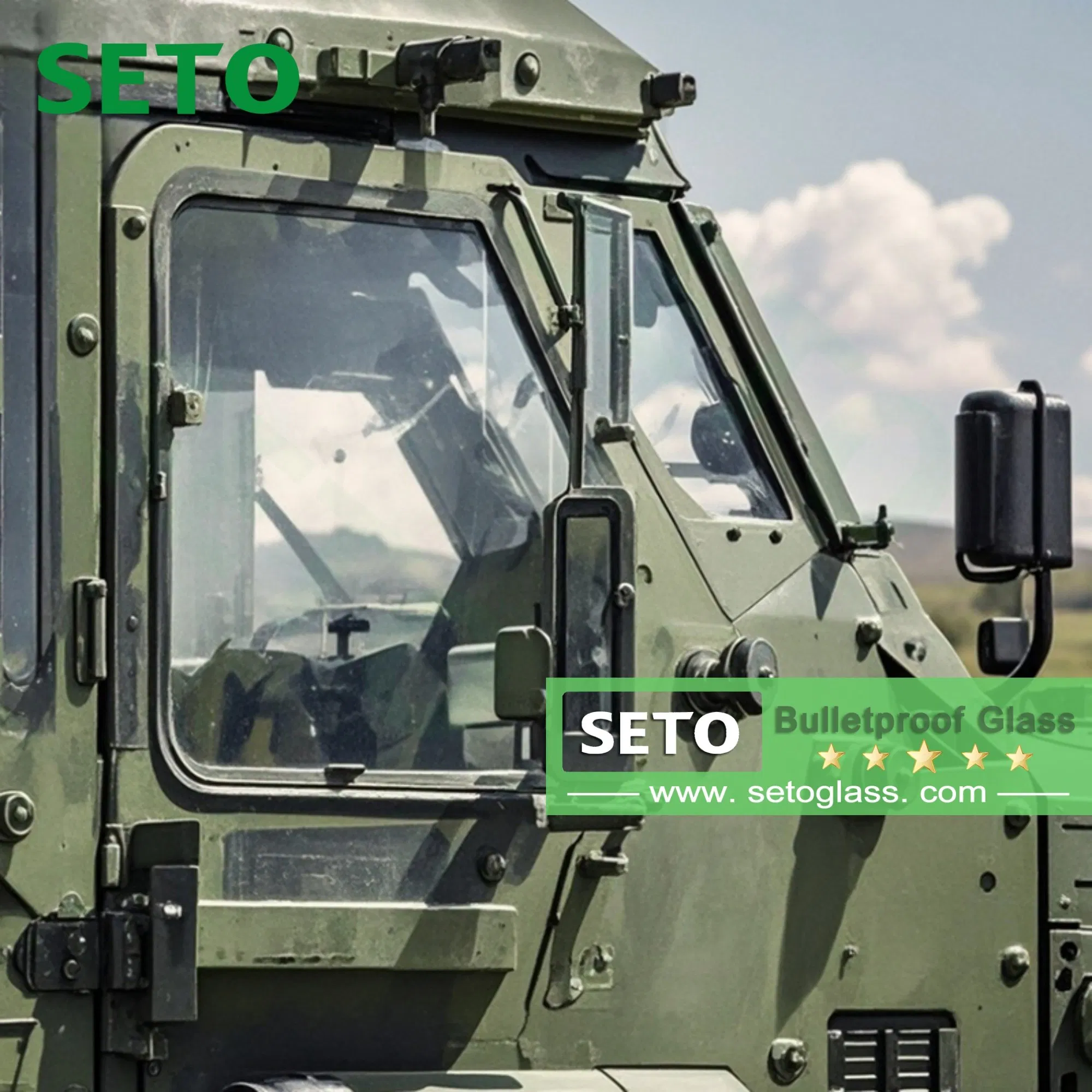 Bullet-Resistant Glass Bulletproof Glass for Armored Vehicle Glass
