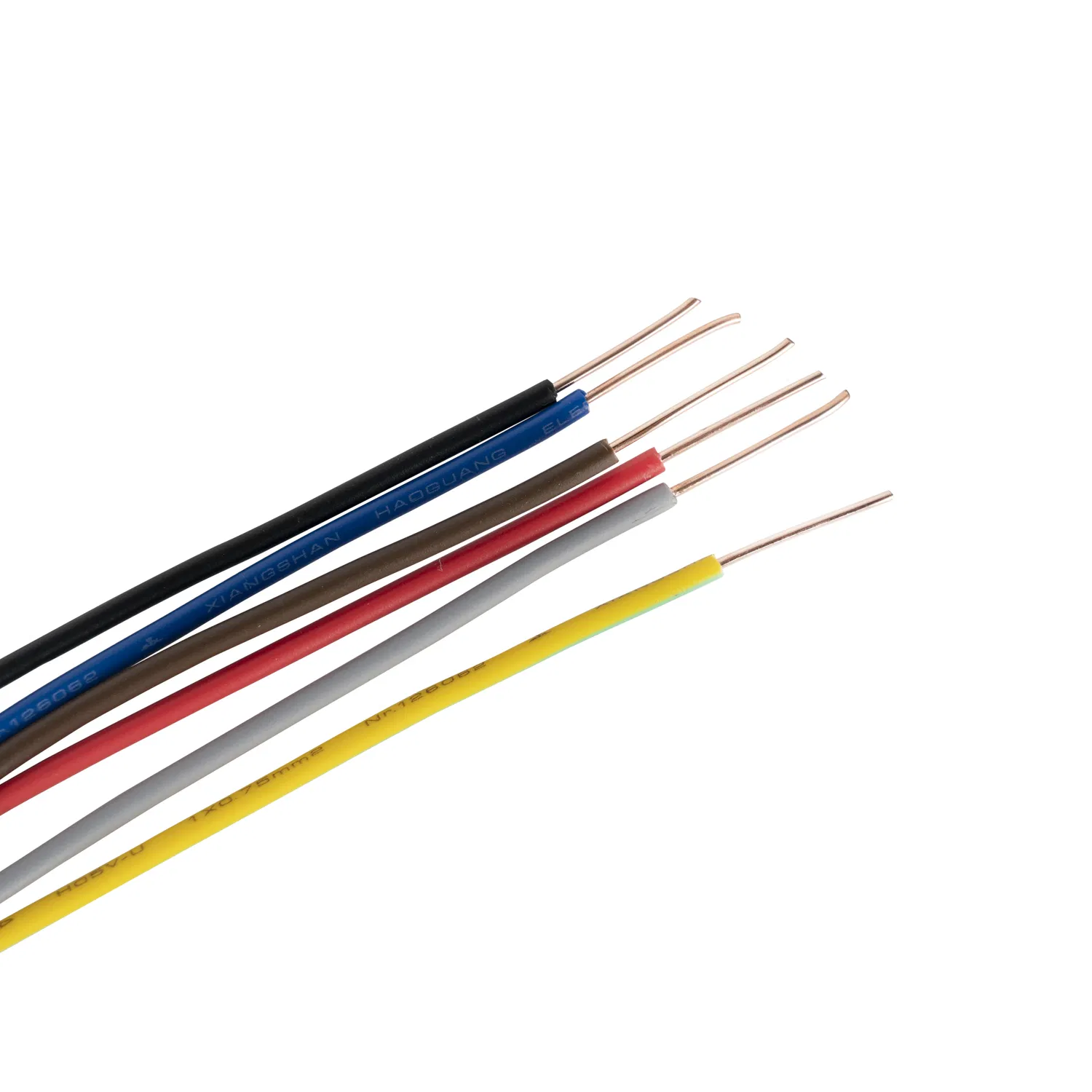 60227IEC05, 06, 07, 08 (BV, RV, BV-90, RV-90) 0.75mm New Copper Household Electric Conductor Industrial Wiring Distribution Cable