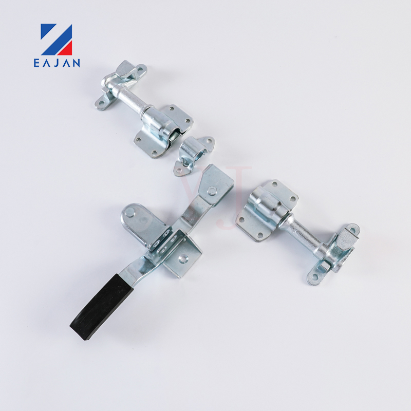 Qwork 36" Trailer Swing Door Hinged Cam Bar Lock for Enclosed Trailer Door Latch, RV Hauler Fold Down Door