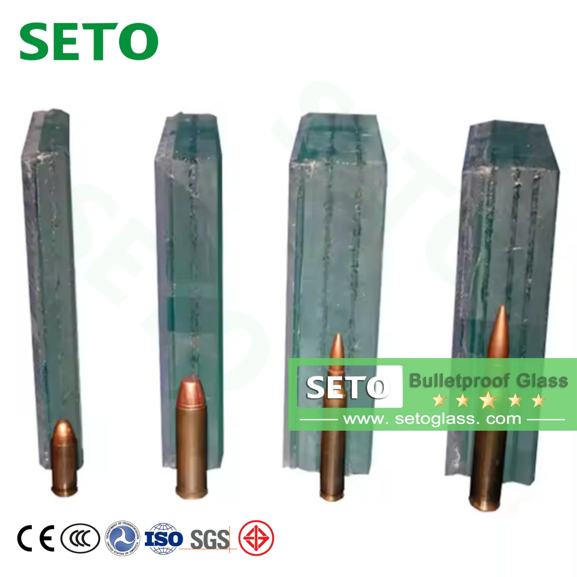 OEM ODM Laminated Bullet Proof Glass for Car Bank