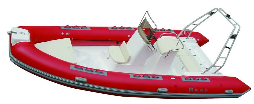 Funsor FRP Inflatable Yacht with Outboard Engine
