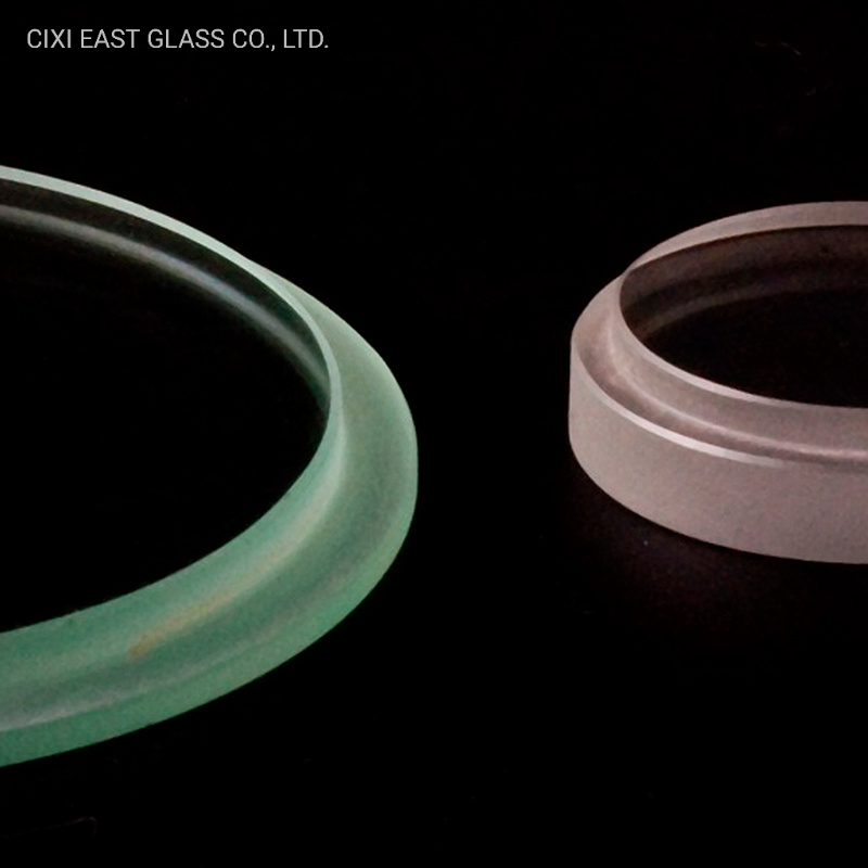 Round Transparent Tempered Step Lighting Glass