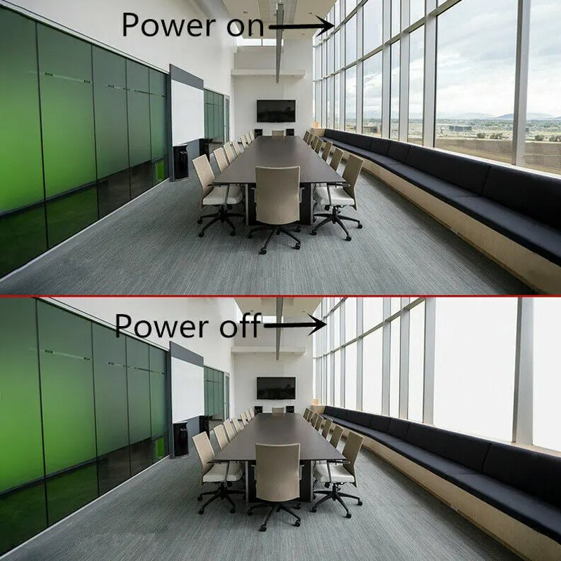 Factory Price Smart Glass Price Pdlc Film Switchable Glass Pdlc Office Partition