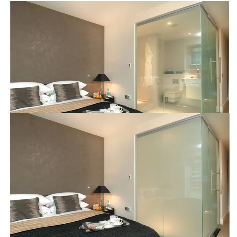 Factory Price Smart Glass Price Pdlc Film Switchable Glass Pdlc Office Partition