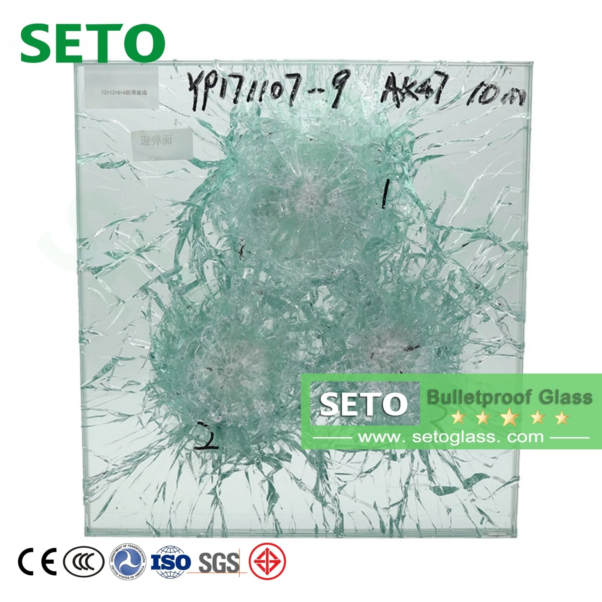 OEM ODM Laminated Bullet Proof Glass for Car Bank