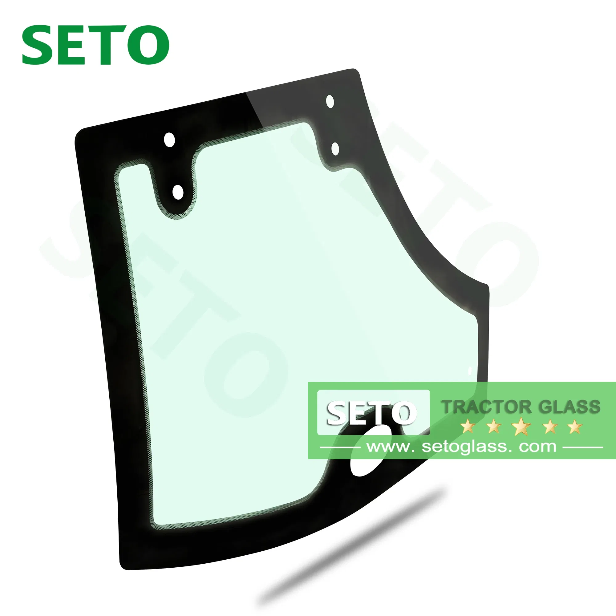 Deep Curved Tempered Toughened Safe Side Glass for Tractor Cab