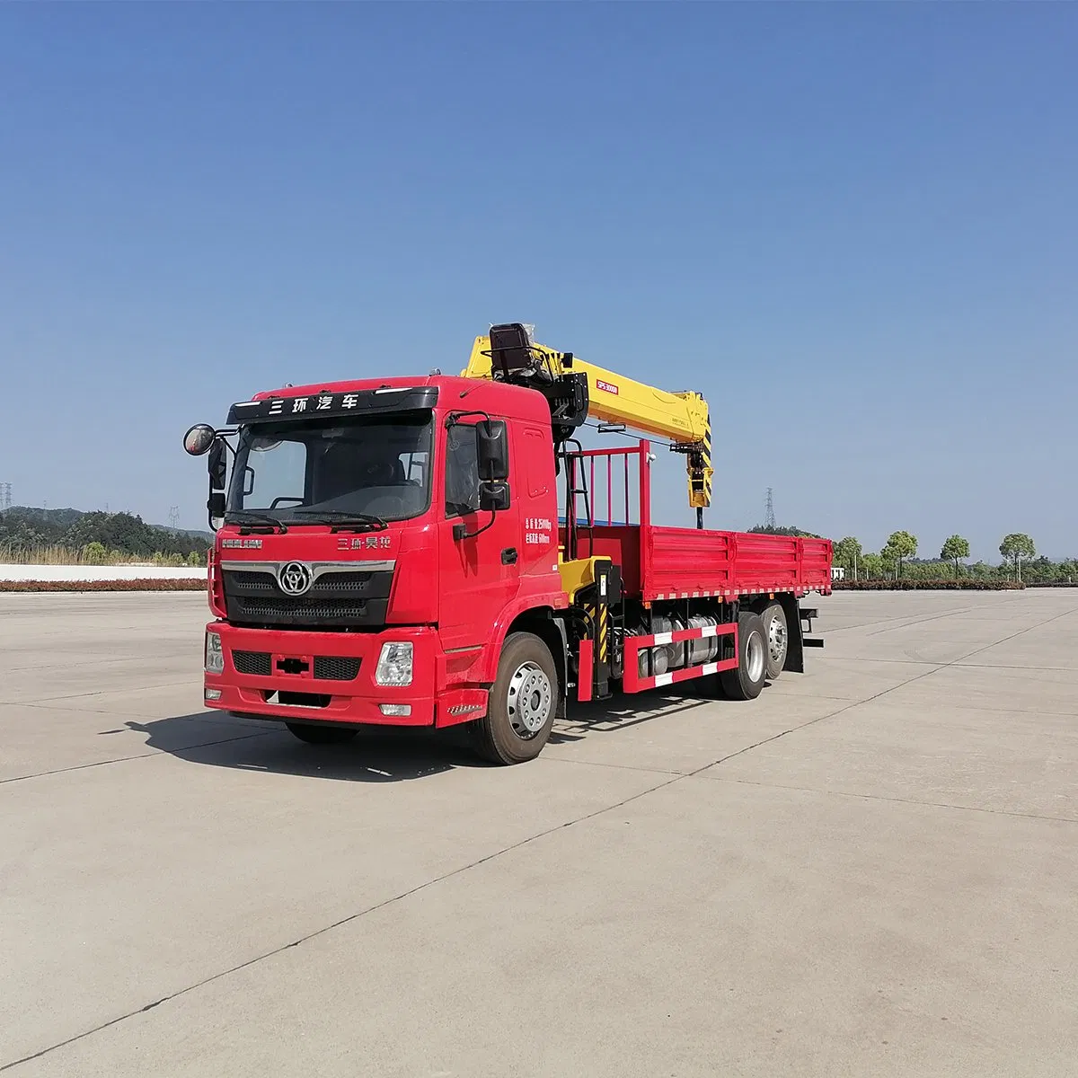 Tri-Ring 25ton Heavy-Duty Truck Mounted Crane 6X2 Heavy-Duty Truck Mounted Crane Transport Vehicle