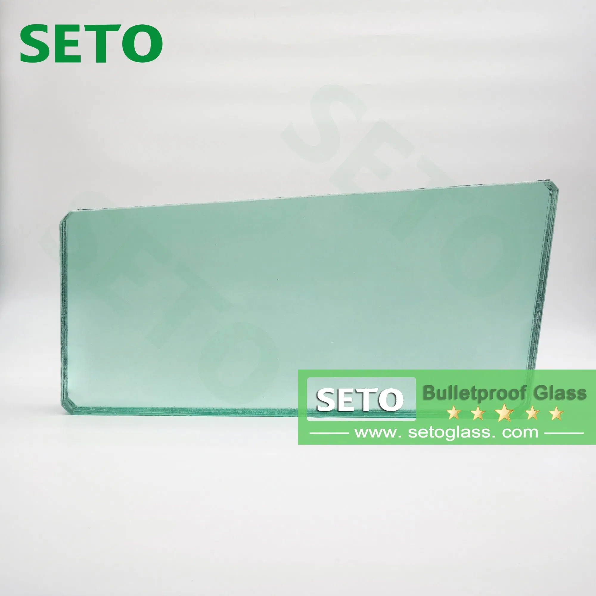 En1063 Br1-Br7 Bulletproof Glass Laminated Glass for Armored Vehicle Glass