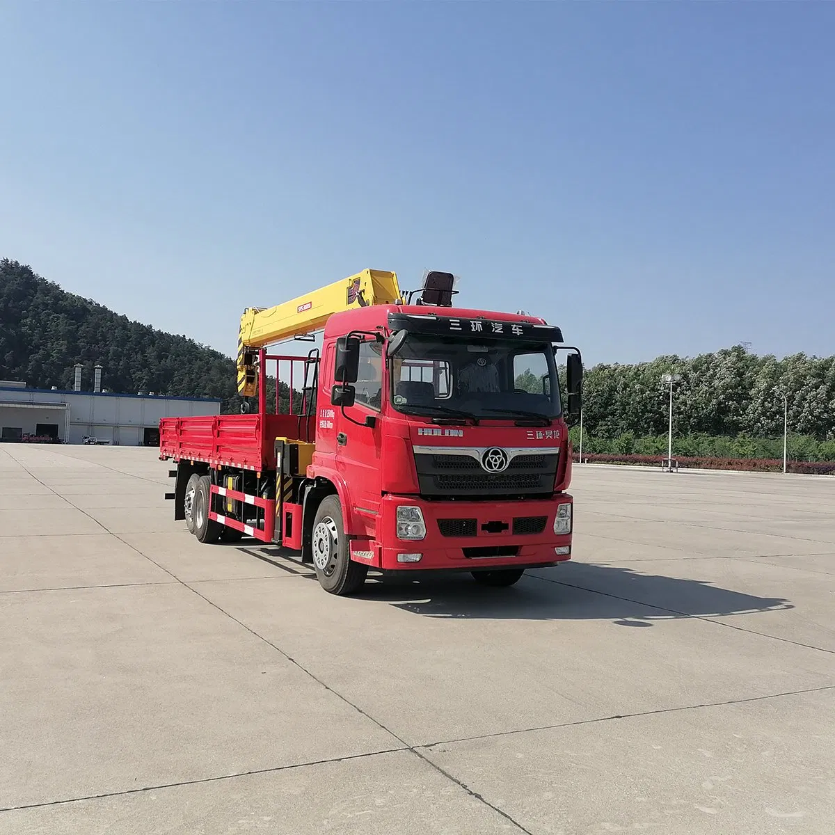 Tri-Ring 25ton Heavy-Duty Truck Mounted Crane 6X2 Heavy-Duty Truck Mounted Crane Transport Vehicle