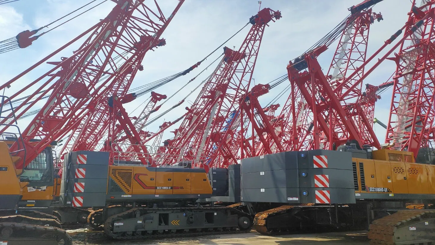 Factory Price Brand New Heavy-Duty 100ton Hydraulic Crawler Crane Scc1000A-8 with Longest Boom 57m