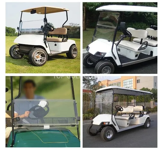 Fold-Down Windshield for Club Car Precedent Golf Carts