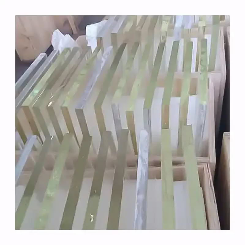 Laminated Glass with PVB Interlayer for Sound Insulation and UV Protection Tempered Glass Glass Blockglass Brick Stained Glass Smart Switchable Glass