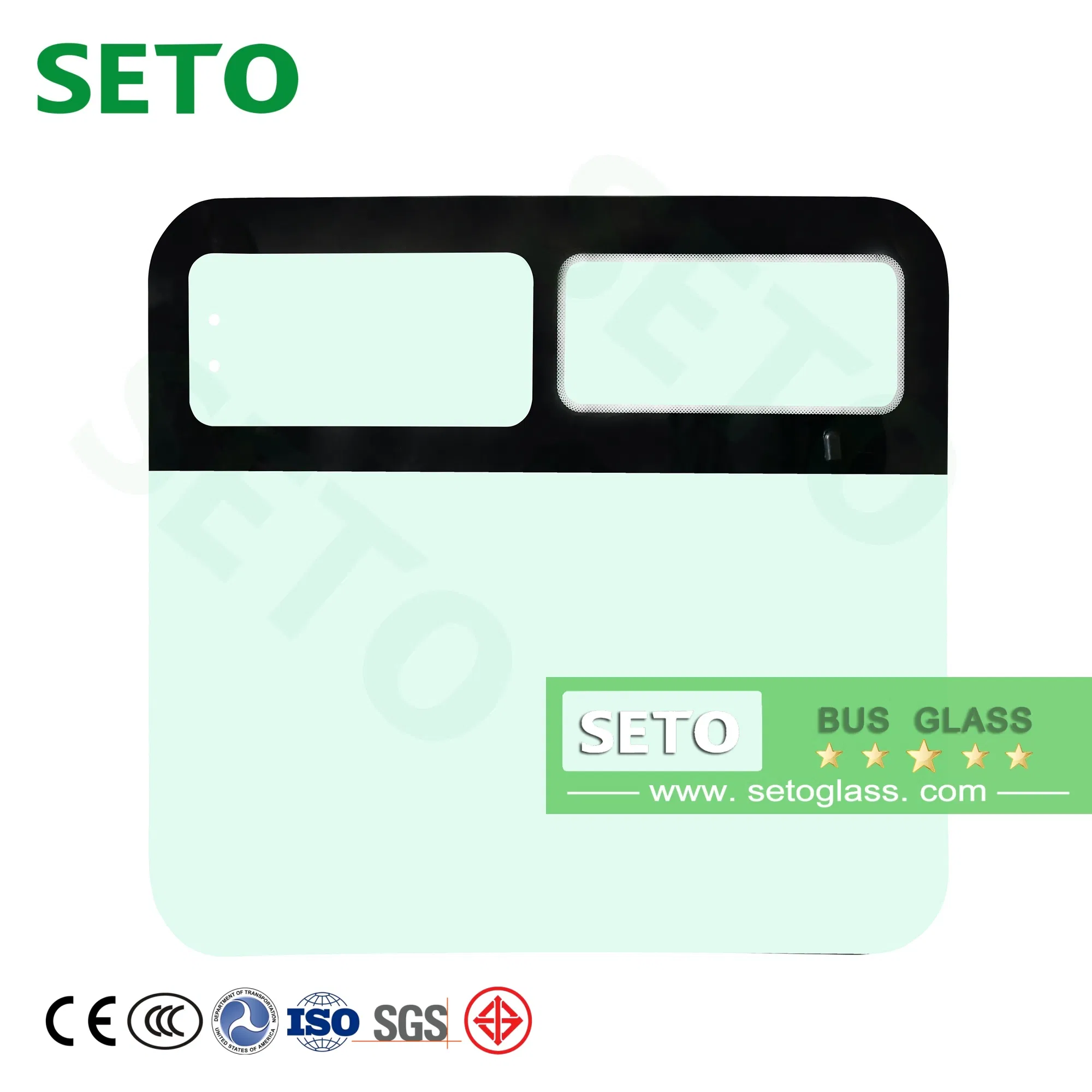 Bus Windshield Yutong Front Glass Sliding Window Rear Glass