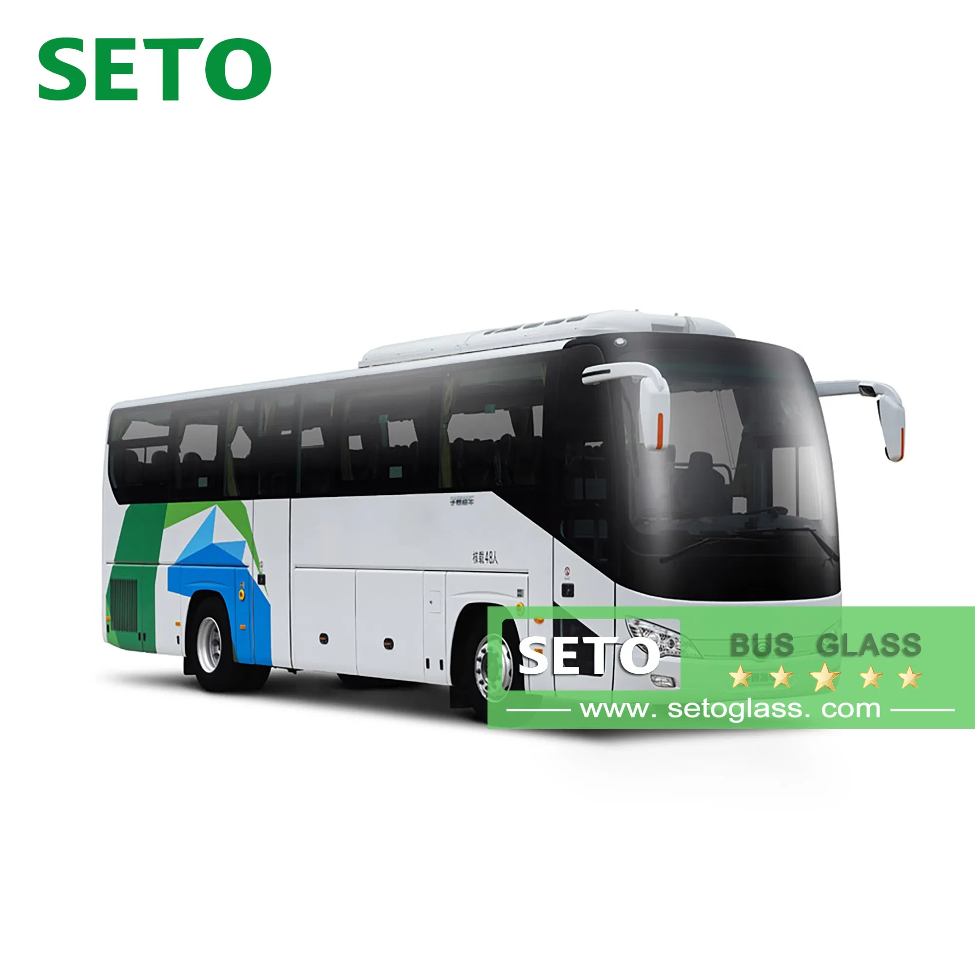 Tungsten Heated Glass Bus Front Windshield Glass for Bus Truck Bus