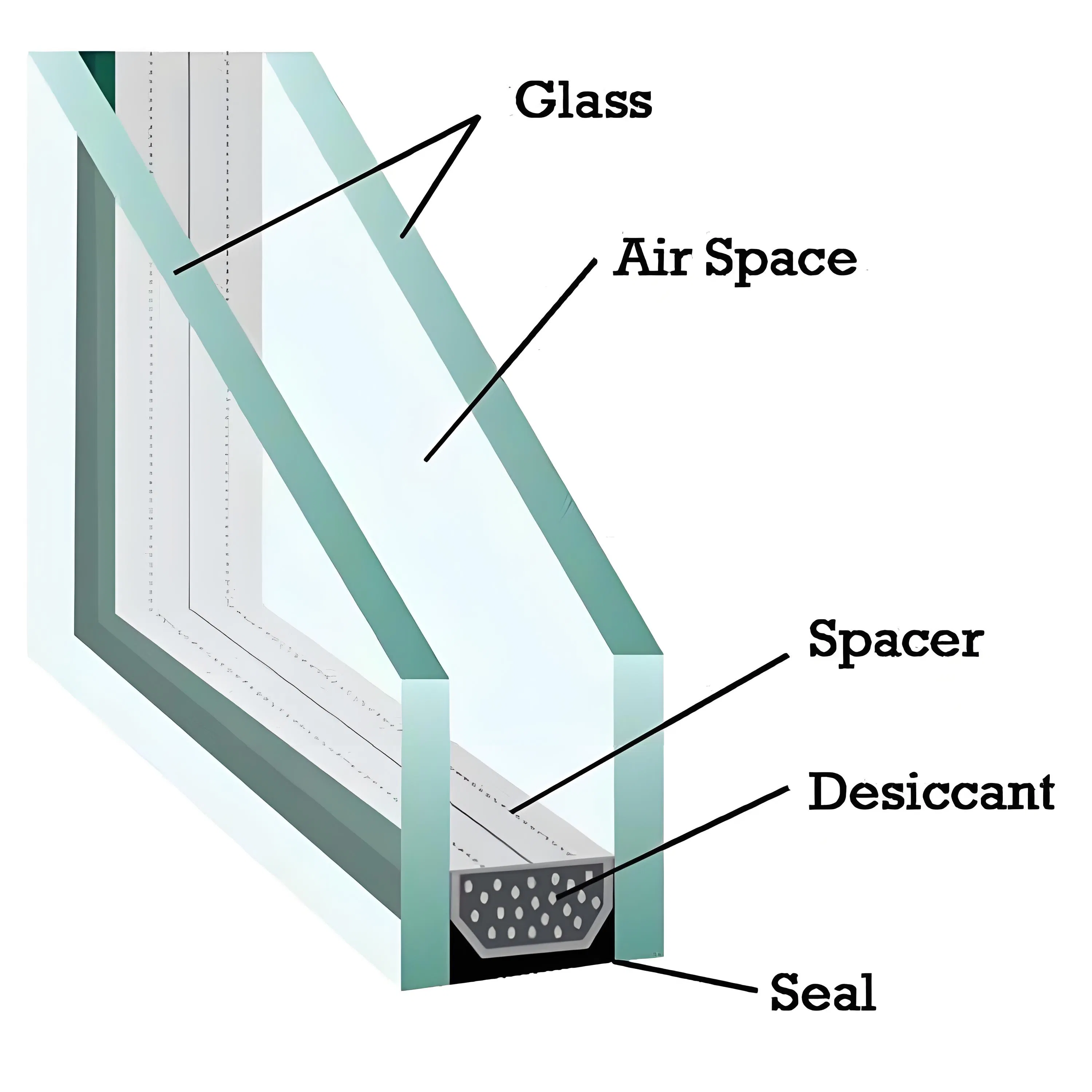 Direct Selling Environmentally Friendly Flat and Curved Solar Control Coated Insulated Glass