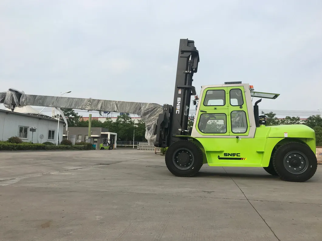 Diesel Forklift Side View