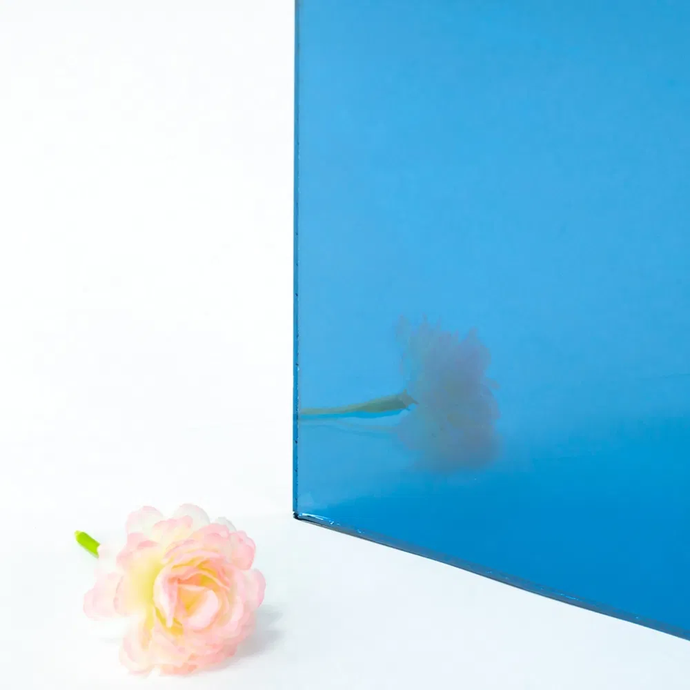 Titanium Coated Glass Suppliers 6mm Thickness Reflective Color Glass for Car Windows