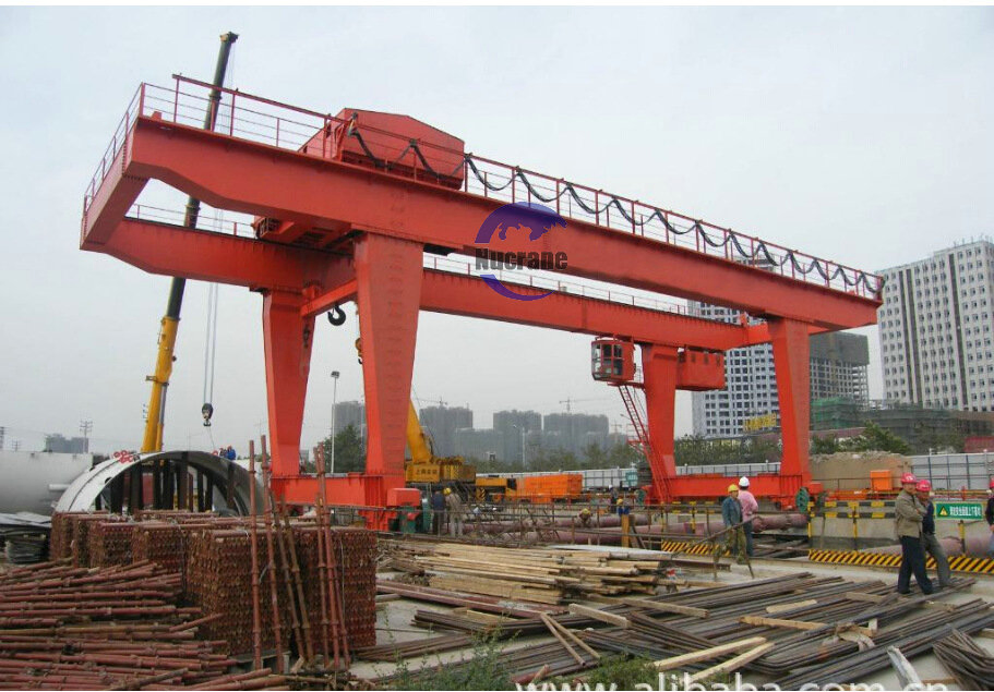 China Manufacturers Customizable 300 250 200 150 Tons Weight Heavy Duty Drawing Double Girder Gantry Crane