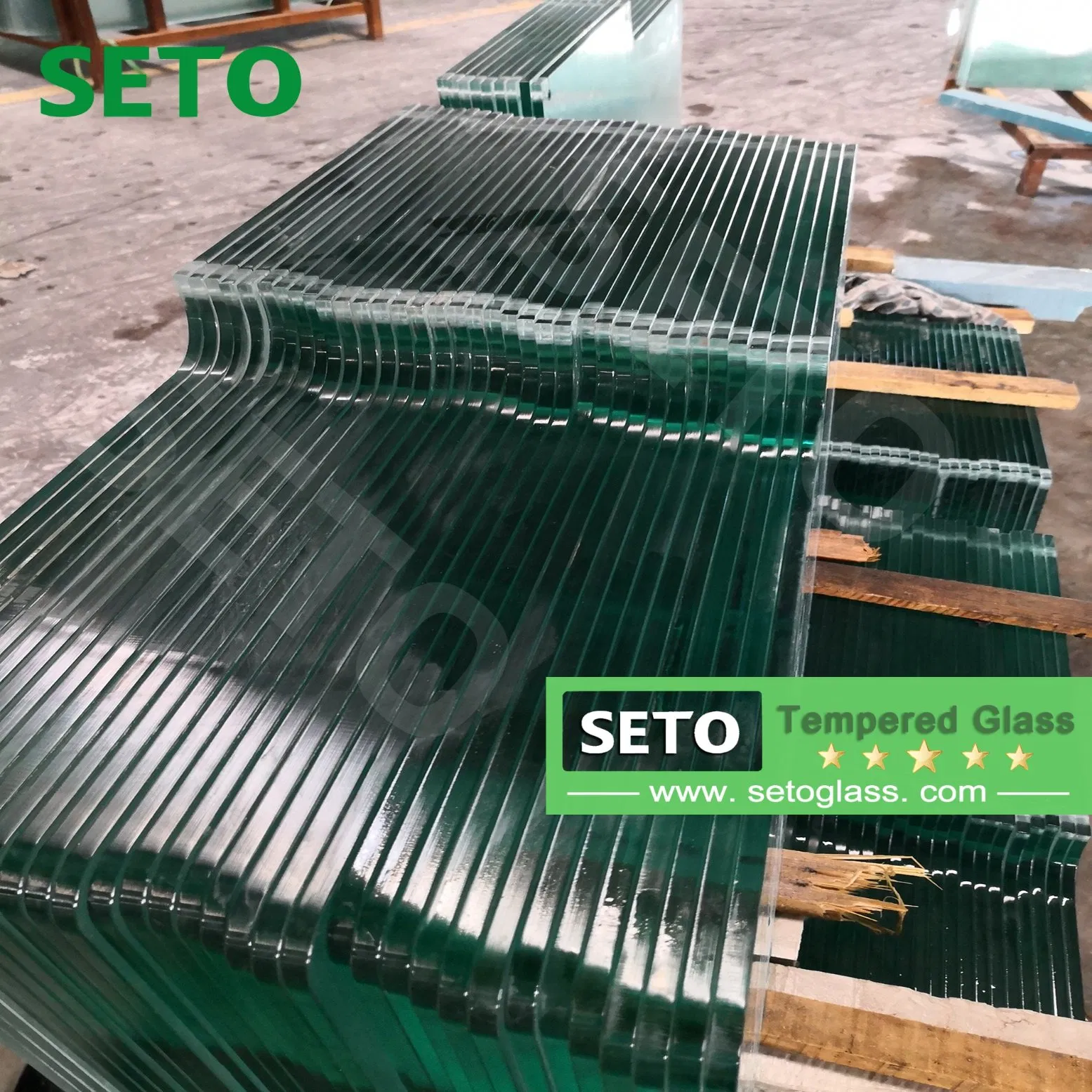 5mm Clear/French/Light Green/Black Tempered Automotive Glass for Car Front/Back Windowshield Glass