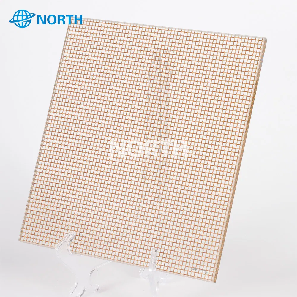 China Fabric Wire Mesh Decorative Tempered Safety Art Laminated Glass