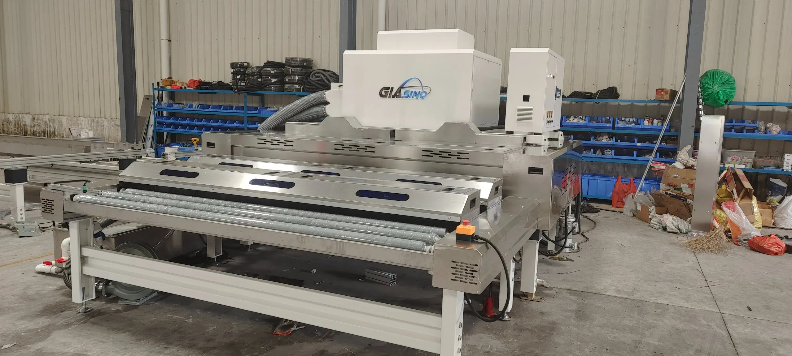 Horizontal Glass Washing and Drying Machine for Making Tempering Glass