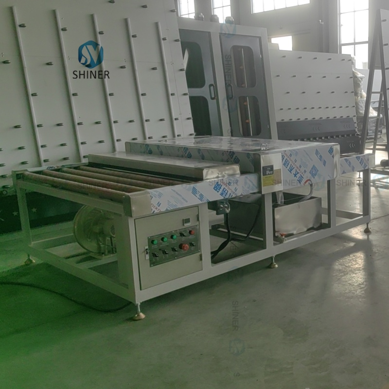 Nisen2025 Hot Sale Glass Bx1600 Horizontal Washing and Drying Machine for Insulating Glass Production Line Hollow Glass Processing Cleaning Machine