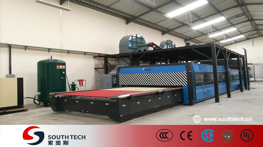 Southtech Flat Glass Tempering Production Line (Small Glass Tempering Furnace)