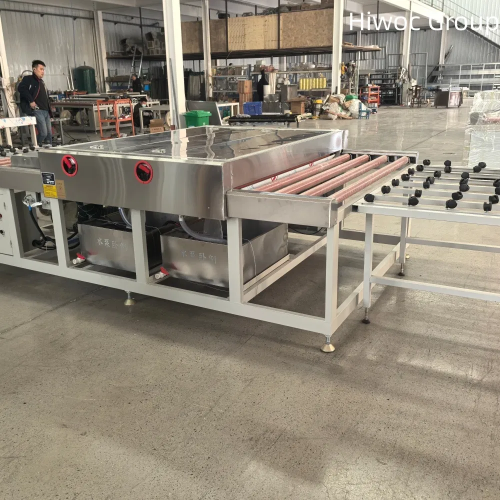 Horizontal Insulating Laminated Glass Production Line 1600mm Washing Drying Machine