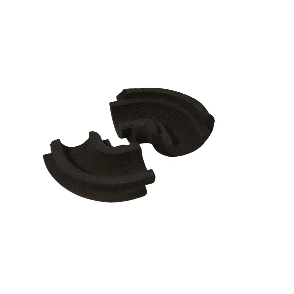 Square Prefabricated Thermal Insulation Elbow Pipe Foam Glass Heat Insulation Material