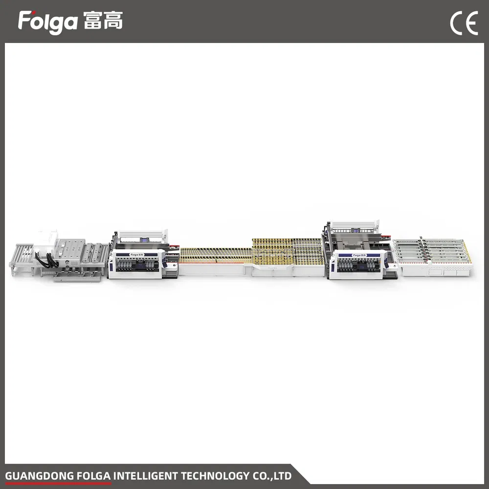 Sturdy-Frame Glass Double Edging Machine for Laminated Glass Manufacturing