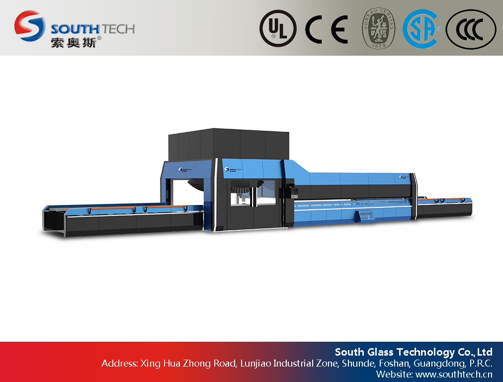 Southtech Cross Curved Bending Toughened Glass Production Line (HWG)