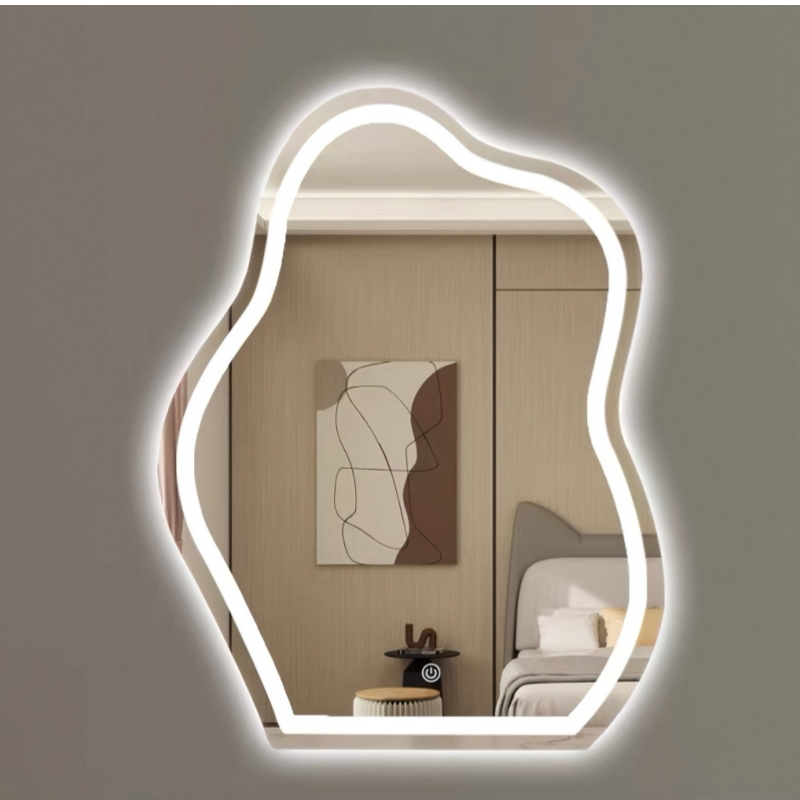 Glass LED Light Mirror Laser Sandblasting Sand Coating Engraving Marking Machine