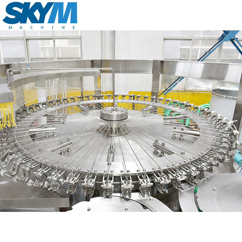 OEM Automatic Beverage Juice Soda Carbonated Drink Making Liquid Glass Bottle Filling Machines Production Line Capping Machine