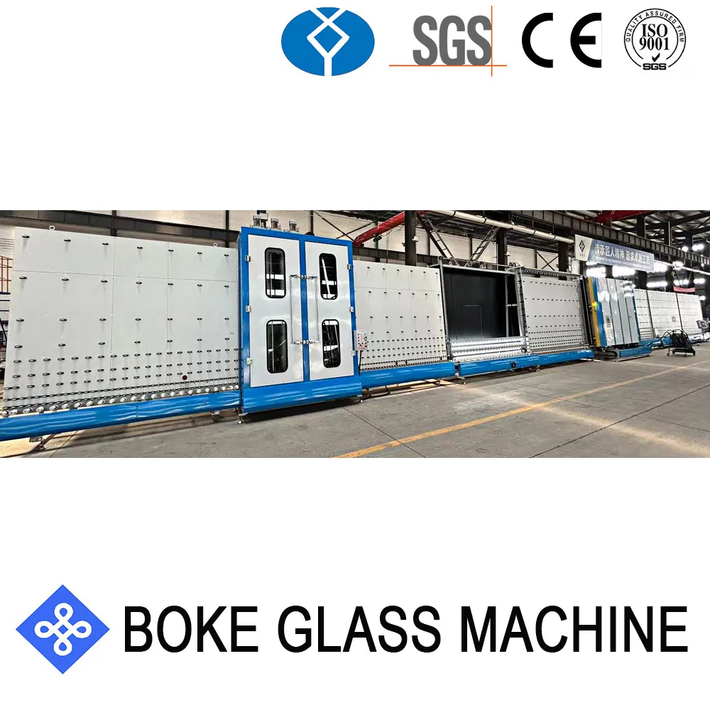 Automatic Insulating Glass Production Line with Horizontal Glass Fliping Function Suitable for Stepped Glass