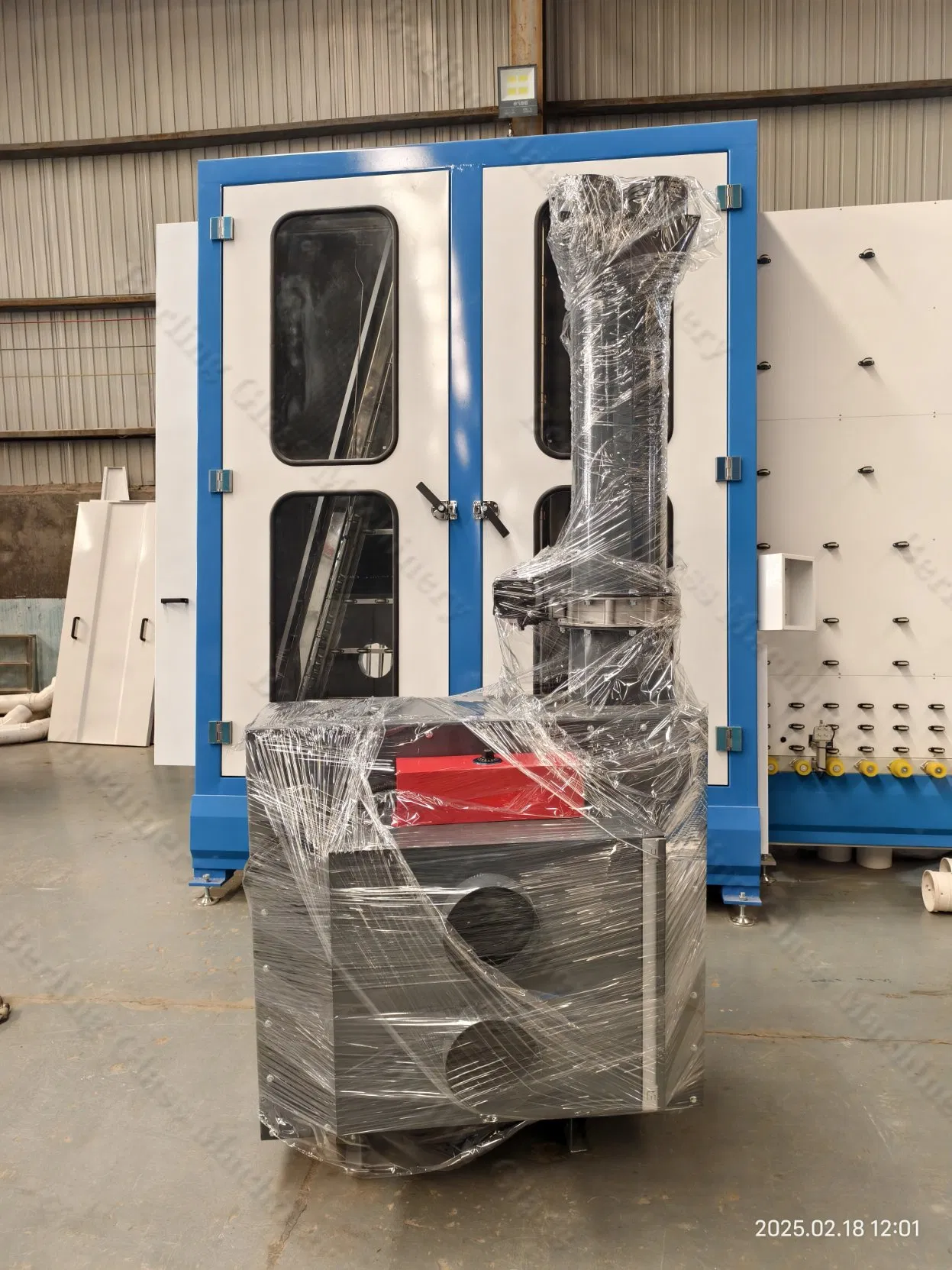 Integrated Igu Production Line with Dual Glass Panel Assembly Features Windows Machine