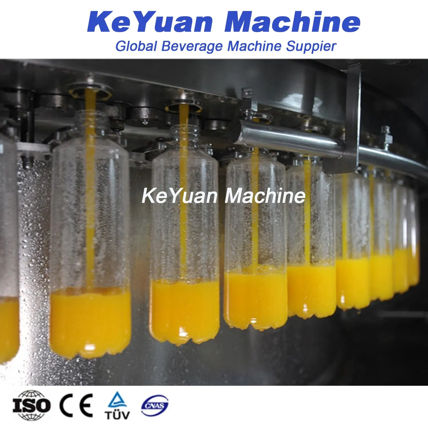Complete Production Line Pet Glass Bottle Apple Orange Kiwi Juice Filling Sealing Making Machine
