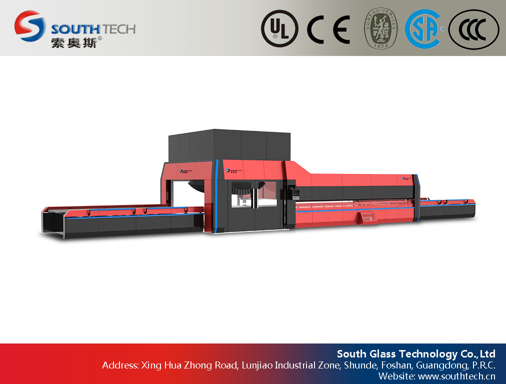Southtech Cross Curved Bending Toughened Glass Production Line (HWG)