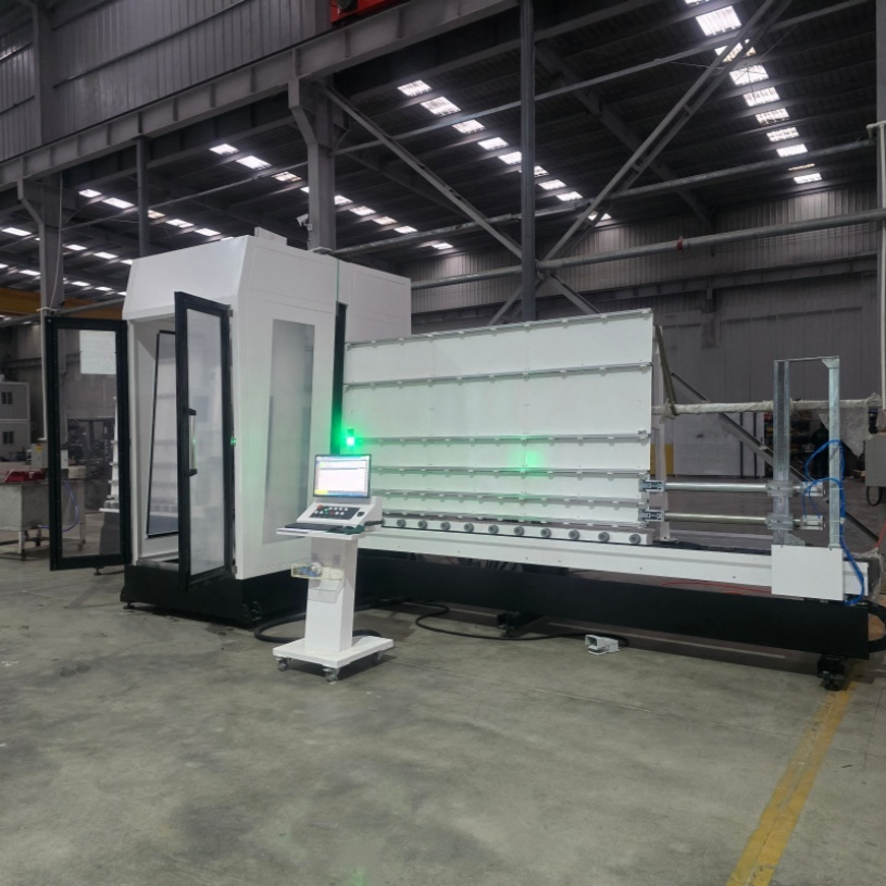 CNC Glass Center Stair Shower Chamfering Polishing All-in-One