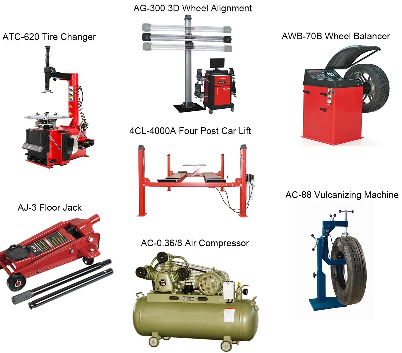 Vehicle Repair Equipment 3D Wheel Aligner Auto Wheel Balancer Tire Changer Wheel Alignment Lifter Machine Equipment for Garage Repair Shop Aco-300