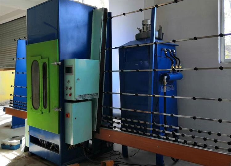 Professional Workshop Cabinet Model Contoured Grip Handle Glass Sandblasting Machine