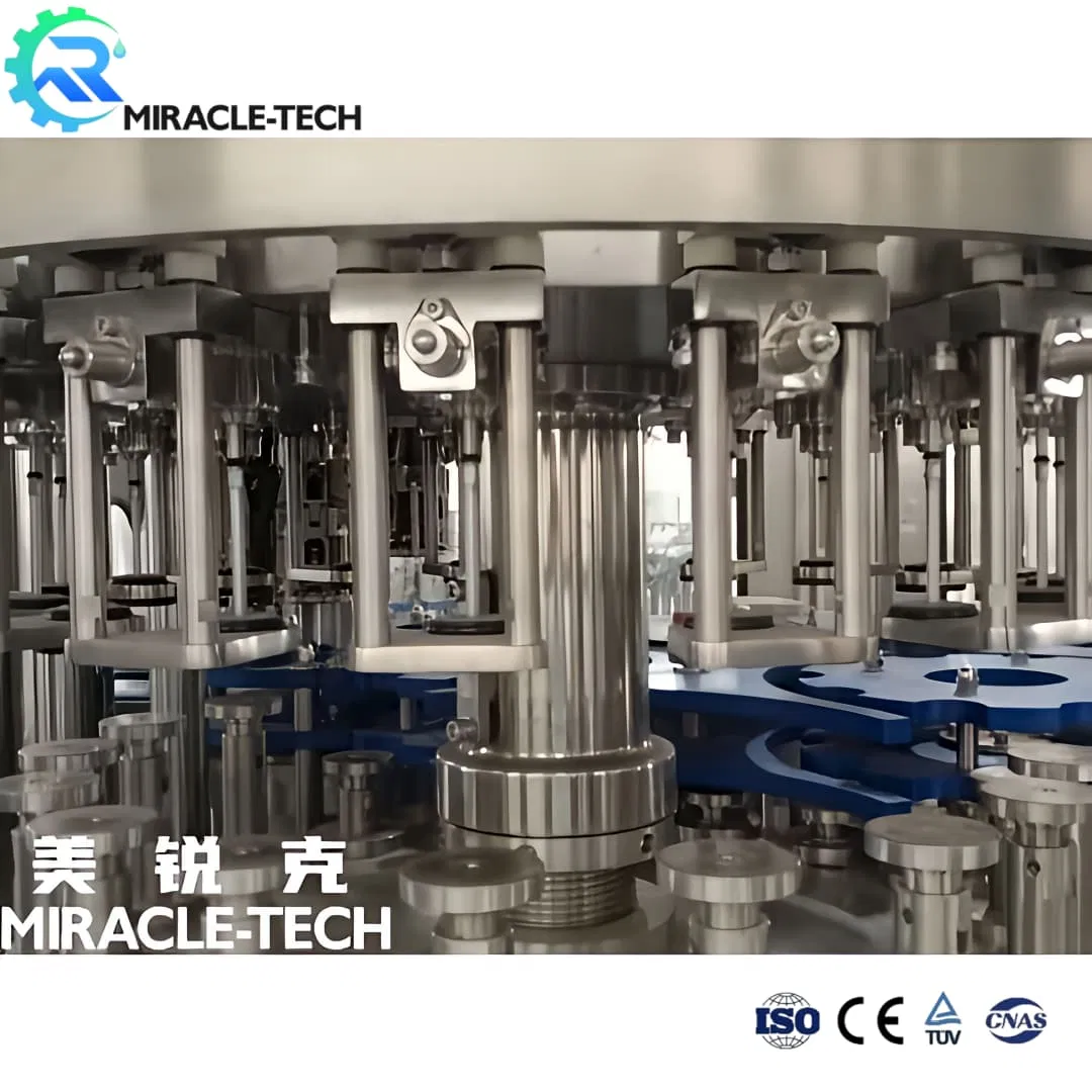 Pet Glass Bottle Soda Drink Carbonated Sparking Water Juice Filling Bottling Production Line/Automatic Processing Making Carbonation Machine