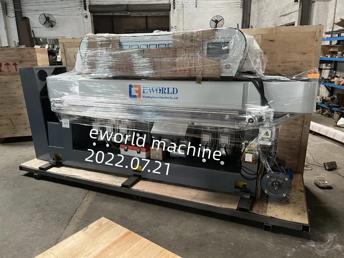 CE Approved 9 Motors Vertical Straight Line Glass Edging Machine