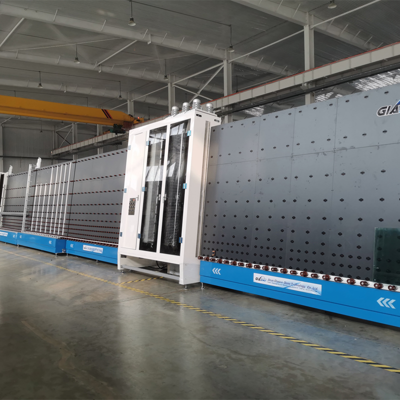CNC Automatic Insulating Glass Gas Filling Inside Flat Press Production Line