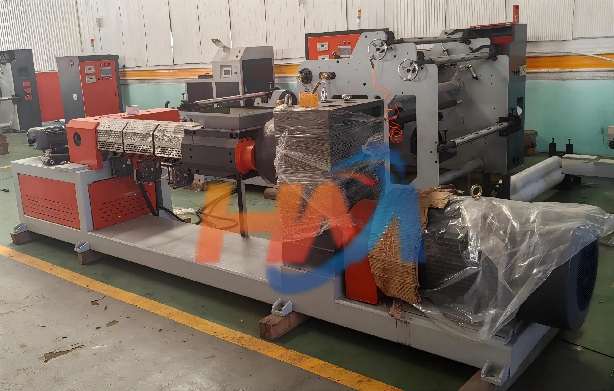 Full-Automatic Butyl Rubber Adhesive Coating Machine with Extruder for Aluminium Foil Tape