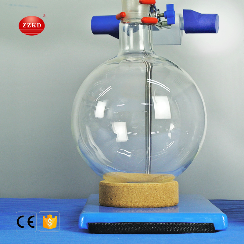 5L Short Path Distillation Equipment Alcohol Distiller Kit with Heating Mantle and Cold Trap