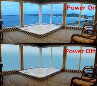 Smart laminated glass