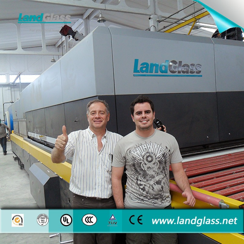 Landglass Double Hearing Chamber Flat Low-E Clear Glass Tempering Furnace Machine Production Line